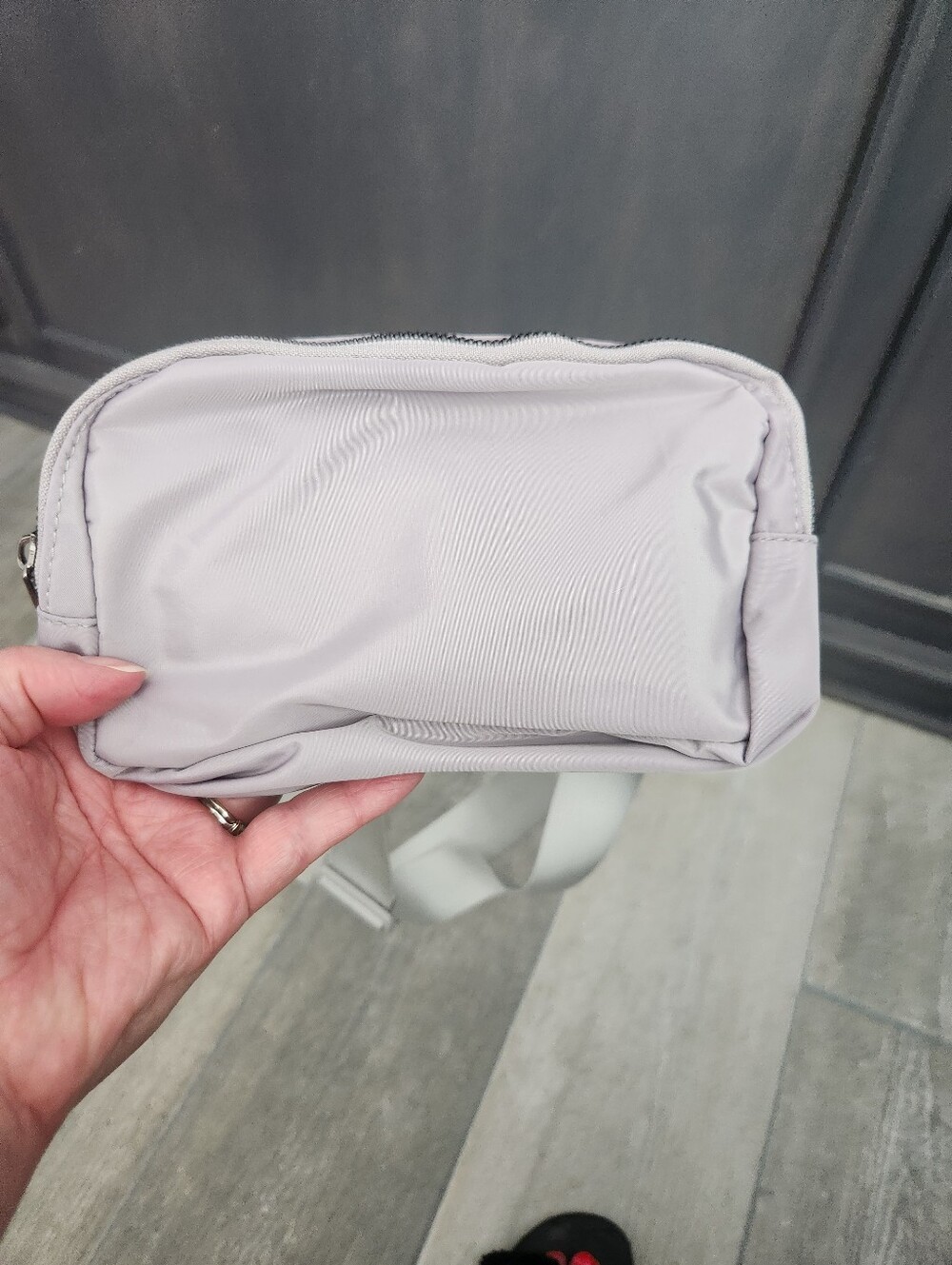 new Cross Body Sling Fanny Pack Belt Bag in Gray